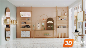 Cosmetic Store Skp Files 